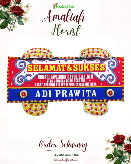 Papan Bunga Ucapan Selamat Lempong